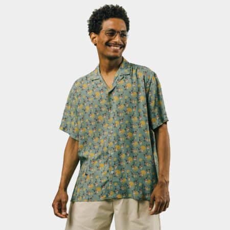 Camisa Brava Fabrics Aloha Agua coco mist