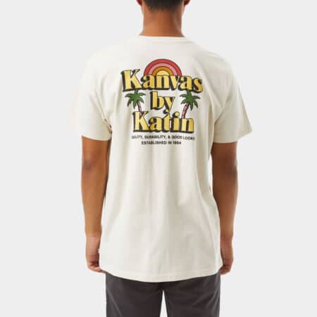 Camiseta Katin USA de las palmeras en color vainilla