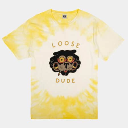 Loose Dude The la camiseta tie dye amarilla