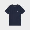 Camiseta Sol navy del sol en la espalda de Thinking Mu es la camiseta azul de manga corta básica de Thinking Mu