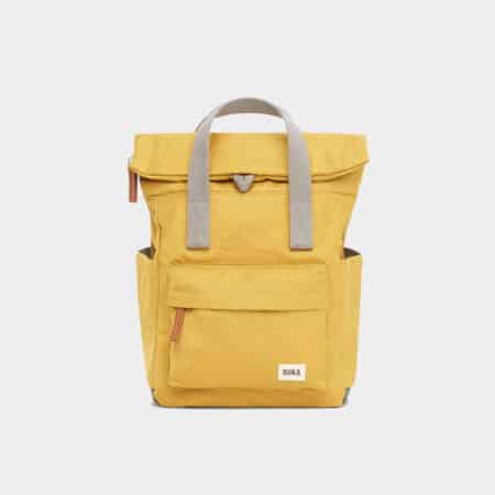 Canfield small sustainable en color amarilla de tu mochila Roka