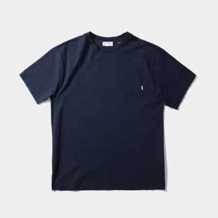 Hugo plain en color azul marino camiseta Edmmond Studios
