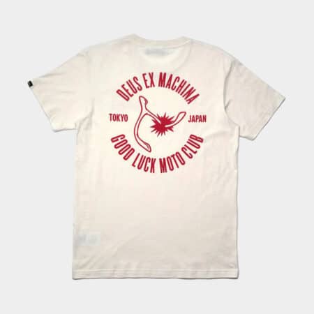 Good luck vintage color blanco roto camiseta de Deus Ex Machina
