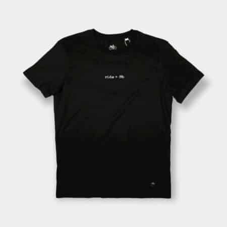 Ride more en color negra de la camiseta de Chela Clo