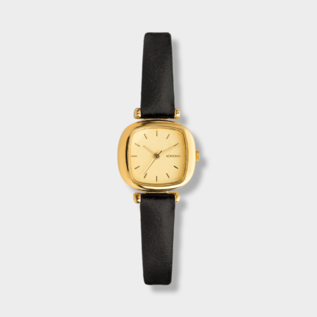 Reloj Komono Moneypenny en negro y dorado