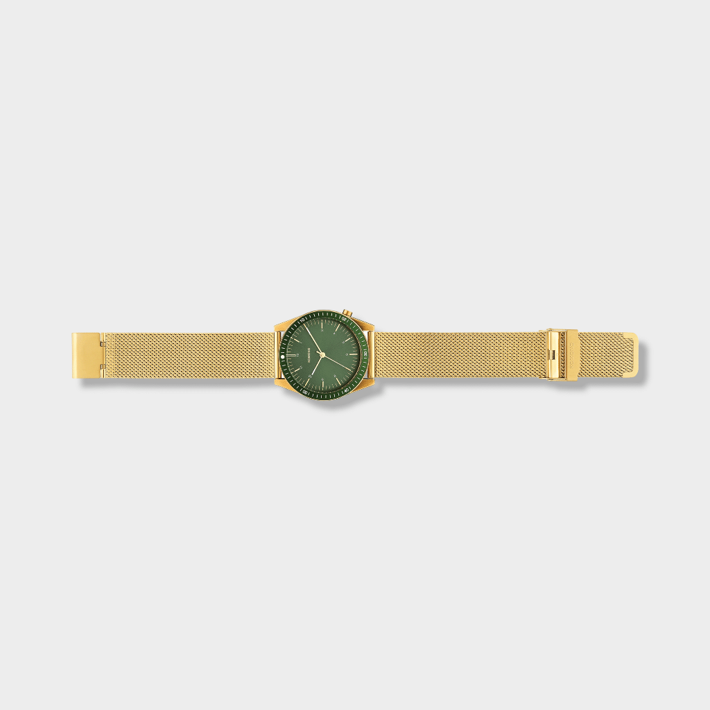 Reloj Ray gold green de pulsera