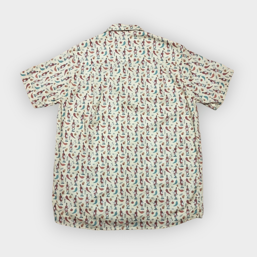 Brava Fabrics - Camisa Aloha Spicy cream 2