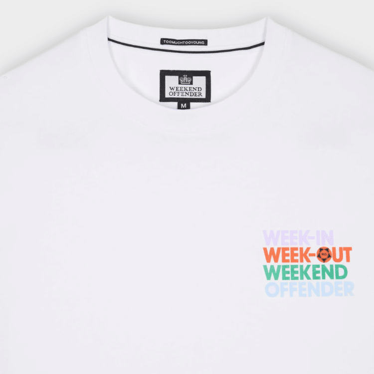 Weekend Offender - Week in week out white