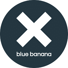 logo blue banana brand