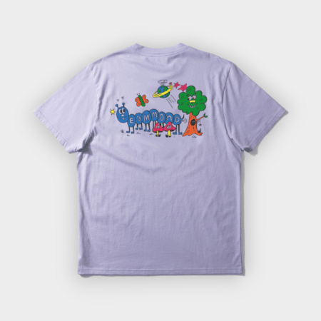Camiseta Edmmond Critter purple plain