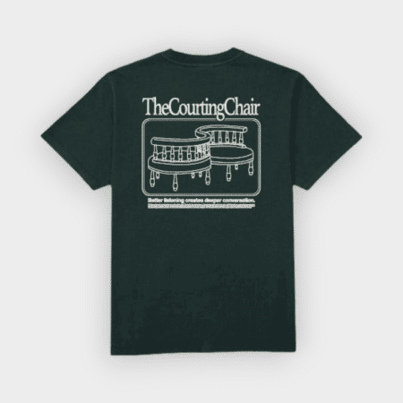 Camiseta Pompeii Courting chair spruce green