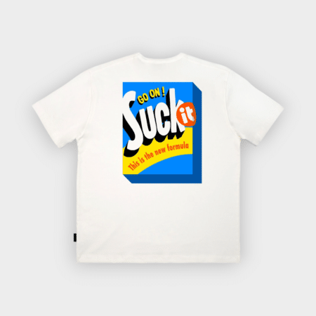 Camiseta Suck it blanca de The Dudes