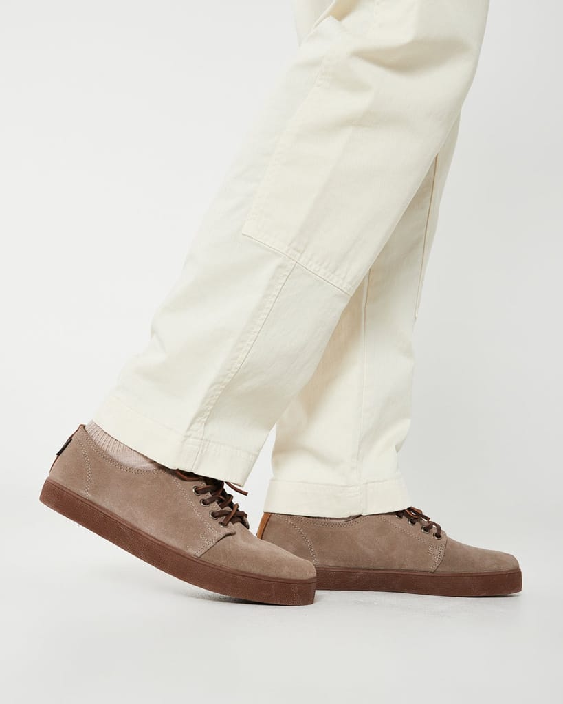 Higby suede taupe roast zapatilla